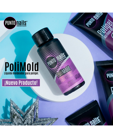 PUNTO NAILS POLIMOLD LIQUIDO MOLDEADOR PARA POLIGEL 60 ML.