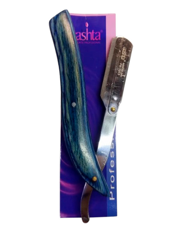 PAKITAL AASHTA PORTANAVAJA DE METAL MANGO MADERA AZUL PR 1913 - El Palacio De La Belleza
