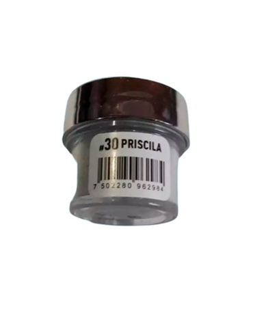 NA POLVO DE COLOR #30 PRISCILA/GLITTER PLATA 1/4 OZ