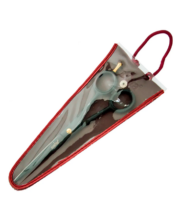 PAKITAL AASHTA TIJERA PELUQUERO BASICO ACERO INOXIDABLE 7" PS 856 NEGRO