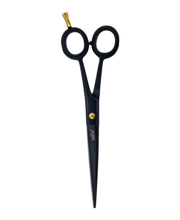 PAKITAL AASHTA TIJERA PELUQUERO BASICO ACERO INOXIDABLE 7" PS 856 NEGRO