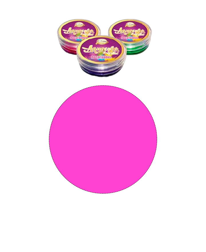 BELLET AQUACOLOR GRANDE 60 GRS. ROSA NEON RECARGADO