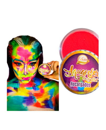 BELLET AQUACOLOR GRANDE 60 GRS. ROJO SANGRE RECARGADO