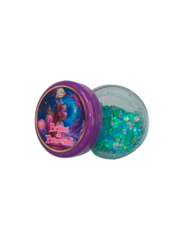BELLET BRILLOS DE PRINCESAS AZUL CLARO ELSA