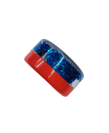 BELLET BRILLOS DE PRINCESAS AZUL METALICO