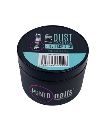 PUNTO NAILS DUST POLVO ACRILICO CRYSTAL 112 GRS.