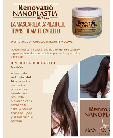 RENOVATIO NANOPLASTIA 4 MASCARILLA NEUTRALIZANTE ALCALINIDAD 400 ML.