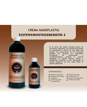 RENOVATIO NANOPLASTIA 2 TRATAMIENTO RENOVACION 1000 ML.