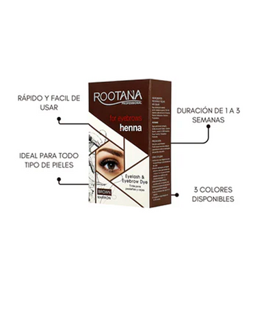 ROTANA PIGMENTO NATURAL PESTAÑAS Y CEJAS TONO CAFE 10 ML. 46-210