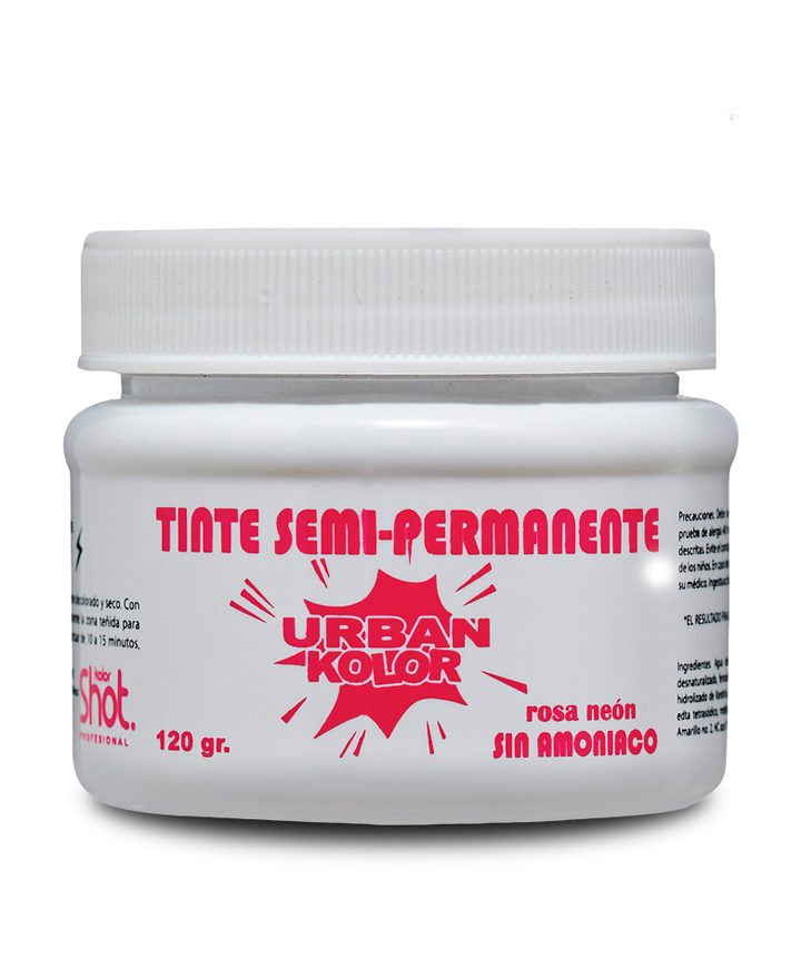 KOLOR SHOT MASCARILLA URBAN ROSA NEON 120 GRS.