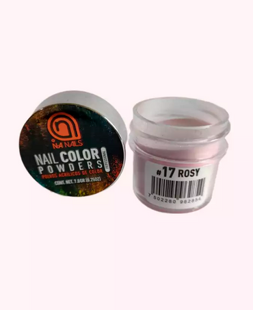 NA POLVO DE COLOR #17 ROSY/ROSA BARBIE 1/4 OZ