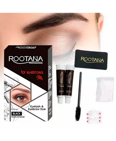 ROTANA PIGMENTO NATURAL PESTAÑAS Y CEJAS TONO NEGRO 10 ML.