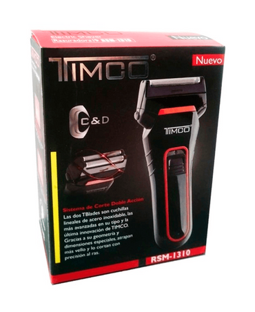 TIMCO RASURADORA RECARGABLE DOBLE ACCION RSM-1310