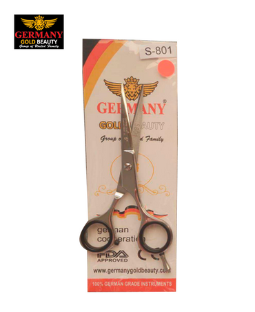 GERMANY TIJERA LINEAL 5 PULGADAS TORNILLO PLATA S-801