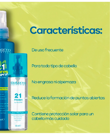 SALERM 21 FINISH SILK PROTEIN 125 ML.