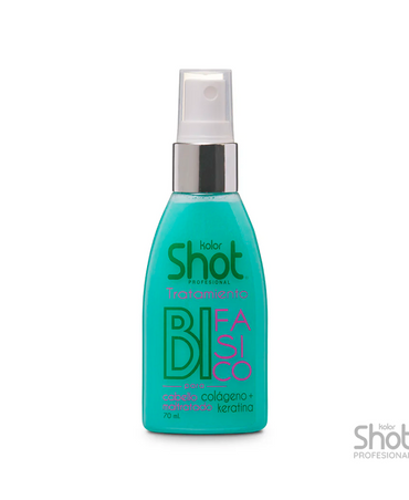 KOLOR SHOT TRATAMIENTO DOS FASES COLAGENO KERATINA 70 ML.