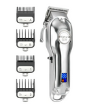 KEMEI CLIPPER ALL METAL MAQUINA INALAMBRICA KM-1986 SILVER