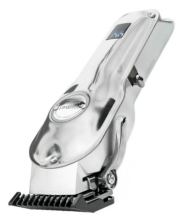 KEMEI CLIPPER ALL METAL MAQUINA INALAMBRICA KM-1986 SILVER