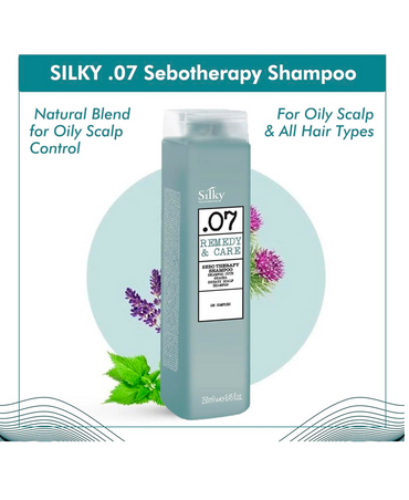 SILKY .07 REMEDY & CARE CUERO CABELLUDO GRASO SHAMPOO LT.