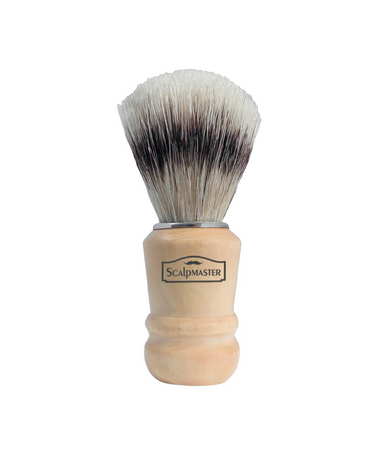 SCALPMASTER BROCHA MADERA PARA ENJABONAR