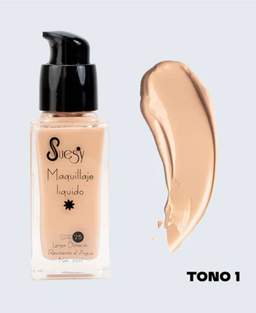 SUESY MAQUILLAJE LIQUIDO TONO 001