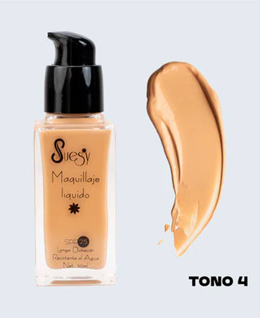 SUESY MAQUILLAJE LIQUIDO TONO 004