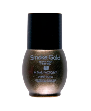 NAIL FACTORY LACCOVER ONE SHOT 10 ML. SMOKE GOLD