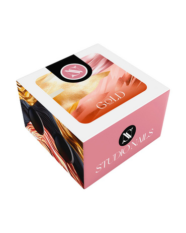 STUDIO NAILS COLECCION ACRILICOS GOLD 4 TONOS