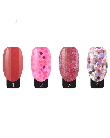 STUDIO NAILS COLECCION ACRILICOS KOBA 4 TONOS