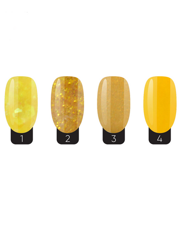 STUDIO NAILS COLECCION ACRILICOS MIDNIGHT SUN 4 TONOS
