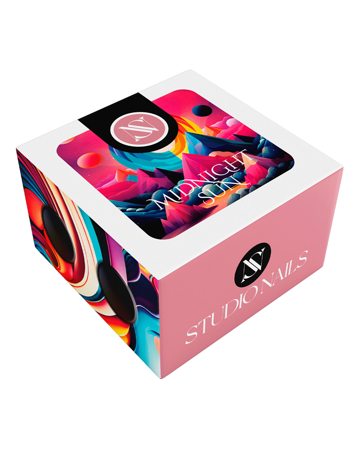 STUDIO NAILS COLECCION ACRILICOS MIDNIGHT SUN 4 TONOS