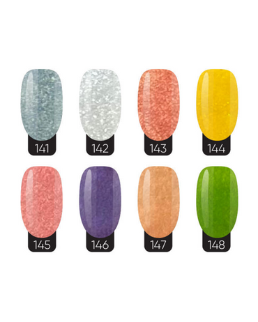 STUDIO NAILS COLECCION ACRILICOS 8 TONOS CARNAVAL
