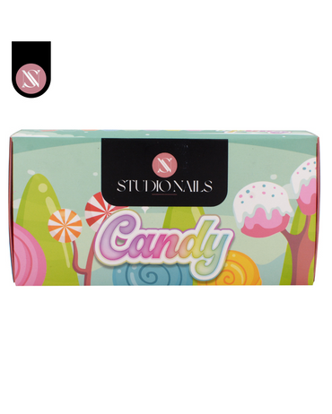 STUDIO NAILS COLECCION ACRILICOS 8 TONOS CANDY