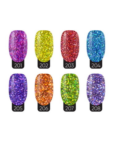 STUDIO NAILS COLECCION ACRILICOS 8 TONOS ELECTRIC