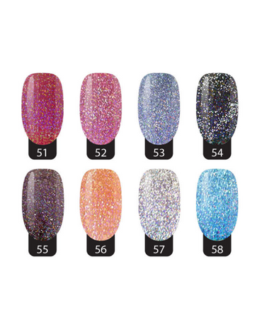 STUDIO NAILS COLECCION ACRILICOS 8 TONOS SPLASH
