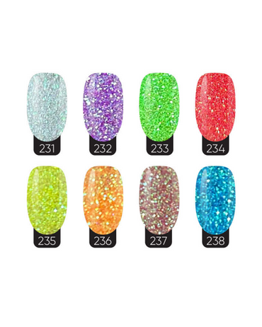 STUDIO NAILS COLECCION ACRILICOS 8 TONOS SUGAR PARTY