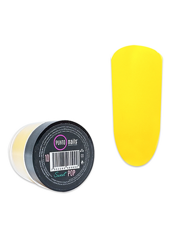 PUNTO NAILS SWEET POP COLOR ACRILICO DE COLOR ATE DE GUAYABA 7 GRS.#10