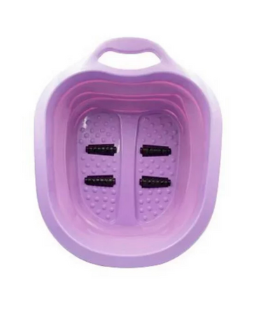 SWEET NATURAL SPA FLEX BATH TINA PARA PIES PLEGABLE COLOR LILA