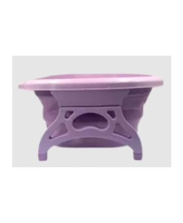 SWEET NATURAL SPA FLEX BATH TINA PARA PIES PLEGABLE COLOR ROSA