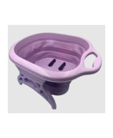 SWEET NATURAL SPA FLEX BATH TINA PARA PIES PLEGABLE COLOR ROSA
