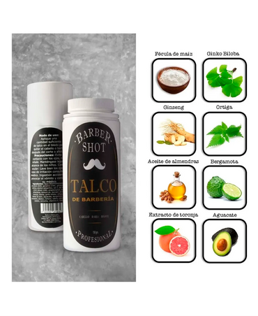 KOLOR SHOT BARBER TALCO 150 GRS.