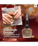 MASGLO GEL EVOLUTION 13.5 ML. GRANIZADO DORADO