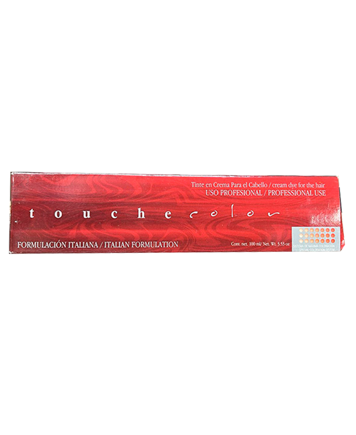 TOUCHE COLOR 100 GRS. 6.46 RUBIO OSCURO COBRIZO ROJIZO.