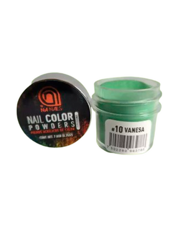 NA POLVO DE COLOR #10 VANESA/VERDE BANDERA 1/4 OZ