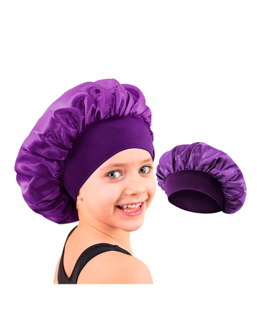 VEGA GORRA DE SATIN ANTIFRIZZ PARA DORMIR MORADO