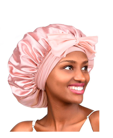 VEGA GORRA DE SATIN ANTIFRIZZ PARA DORMIR PALO DE ROSA