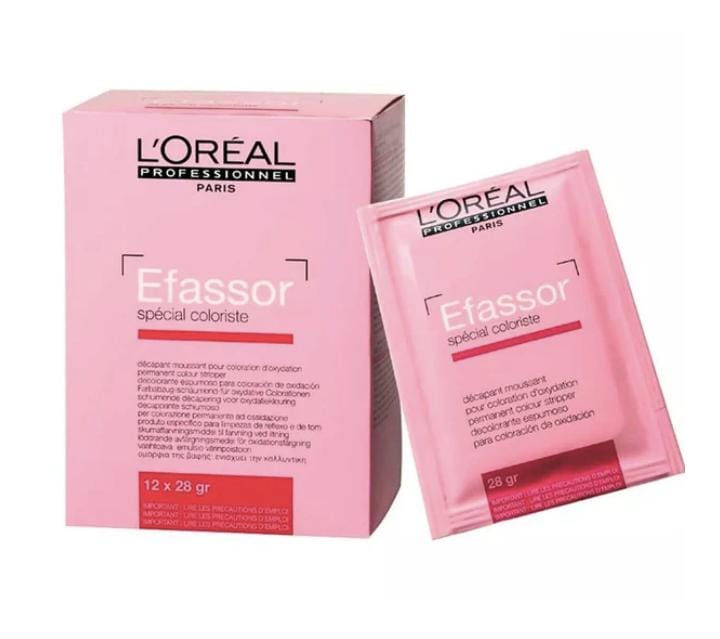 LOREAL EFASSOR POLVO DECOLORANTE SACHETS 12X28 GRS. - El Palacio De La Belleza