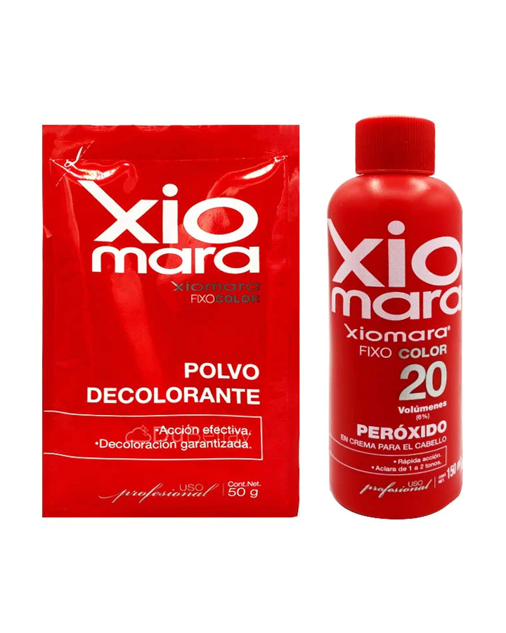 XIOMARA DECOLORANTE SOBRE 50 GRS + PEROXIDO 20 VOL.