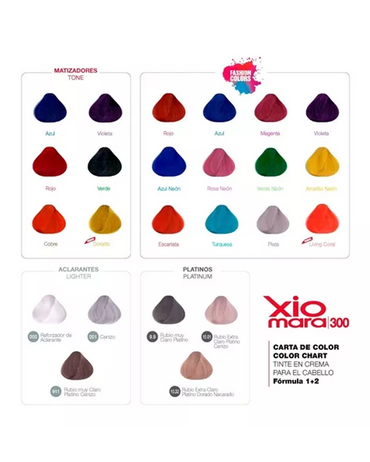 XIOMARA X300 GAMA FASHION COLOR MECHAS