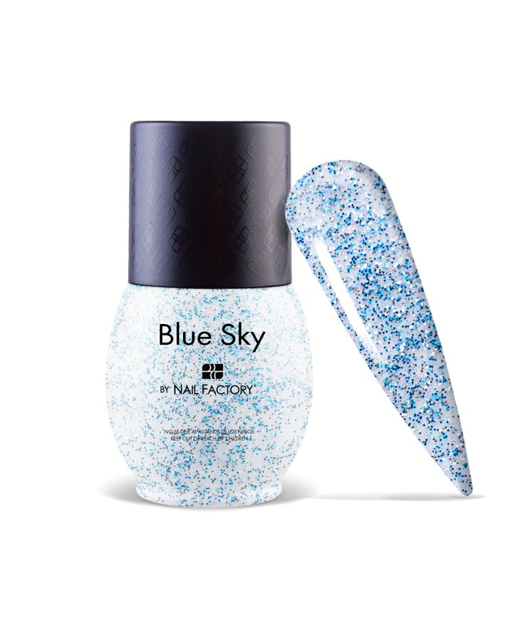 NAIL FACTORY LACCOVER ONE SHOT 10 ML. BLUE SKY